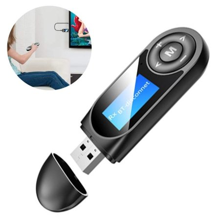 Bluetooth-sovitin 5.0 Bluetooth-lähetin-vastaanotin High Definition Low Latency KLB