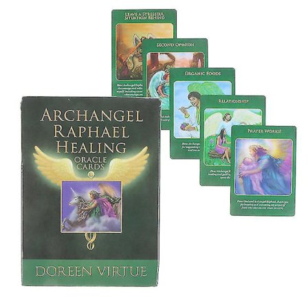 Ärkeängel Rafael Healing Oracle Cards Tarotkort Profetia Spådom Brädspel