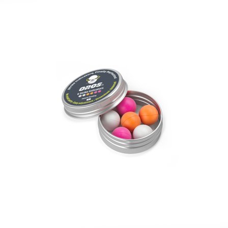 Oros Strike Indicators 6pcs in Alu Jar - Small Mixed Colour