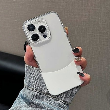 Avtagbart tvåfärgat telefonfodral för iPhone 12 13 14 15 16 Pro Max 16 Plus 11 Fodral Klar Baksida Hård PC Stötsäkert Skydd