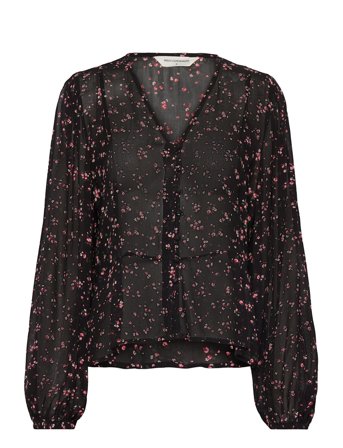 Mschorabella Shirt Aop Black MSCH Copenhagen