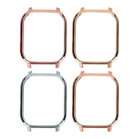 4 st elektropläterade PC-klockfodral skyddande skal passar för AMAZFIT GTS