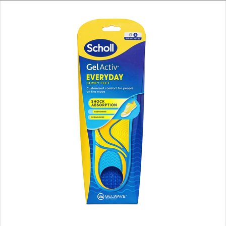 Scholl Gel Activ Insole Everyday Large, Tøj & Bolig, Såler & Indlæg, Såler