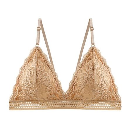 {xjxj} Kvinder Blonde BH Bralette HUD