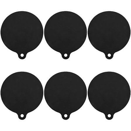 6 stk Induksjonsplate Matte Beskytter Sklisikker Silikon Varmeisolasjonspute Koketopp Deksel Gjenbrukbar Varmeisolerende Matte