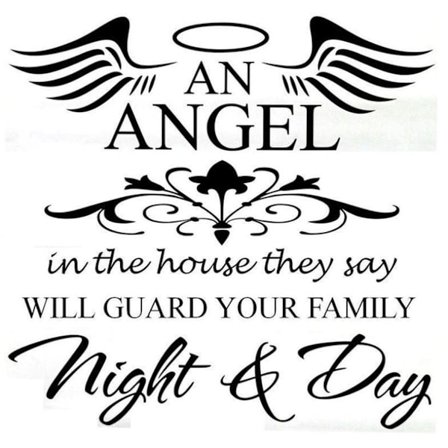 Väggord/Väggdekor - AN ANGEL
