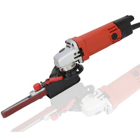 Båndslipemaskin Kompatibel med 115/125 vinkelslipere + 3 slipebånd (Ekskluderer vinkelsliper)