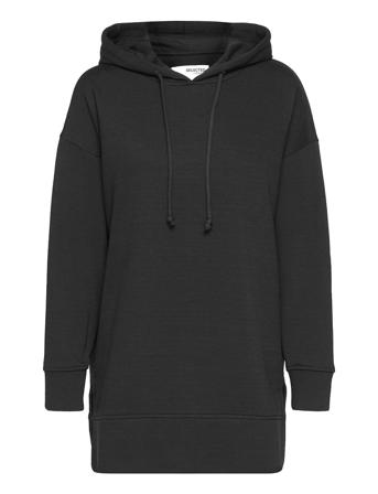 Slfliesel Lsweat Hoodie Black Selected Femme