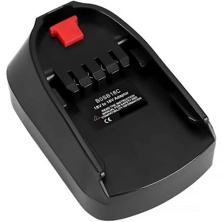 Uusi akkusovitin yhteensopiva Bosch 18V GBA -akun kanssa, muuntaa PBA-akuksi sähkötyökalulle, korvaa kaikki sähkötyökalut