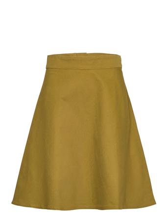 Canvas Stelly C Skirt Knälång Kjol Grön Mads Nørgaard