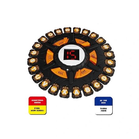 Alfabet Sjakkbrett Spill 15 Sekunder Og 36 Kategori Kort Familiespill - Oransje One Size