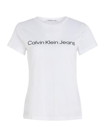 Core Instit Logo Slim Fit Tee Calvin Klein Jeans White