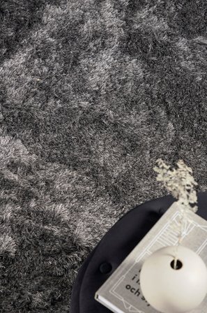 Venture Home - Ryatæppe Shiva - Grå - Luv- & ryatæpper - 170X240 - Fra Homeroom