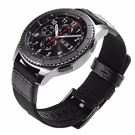 Stilfuldt nylon armbånd - Samsung Galaxy Watch S3 Frontier