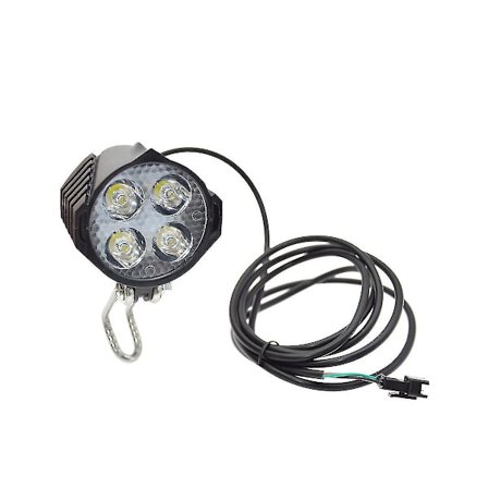 E-sykkel E-sykkel 36v-48v Elektrisk Sykkel Lys med Horn Vanntett Frontlys Hornsett