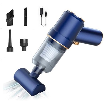 Handhållen Dammsugare för Bil och Hem Trådlös Bärbar Våt- och Torrdammsugare Damm Sand Cl