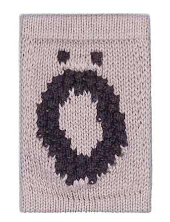 Knitted Letter Ö, Nature Home Kids Decor Decoration Accessories-details Cream Smallstuff