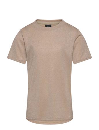 T-Shirt Short-Sleeve Tops T-shirts Short-sleeved Beige Sofie Schnoor Baby And Kids