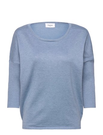 Saint Tropez A2561, Milasz R-Neck Pullover - Blue - S