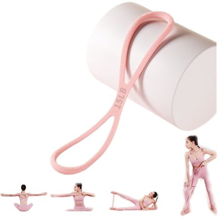 Motstandsbånd med håndtak, figur 8 treningsbånd for trening - Arm- og brystekspanderstropp for styrketrening, yoga, pilates