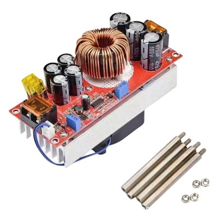Boost-omvandlare 1800W 40A 10-60V Till 12-90V Boost Effektmodul Justerbar