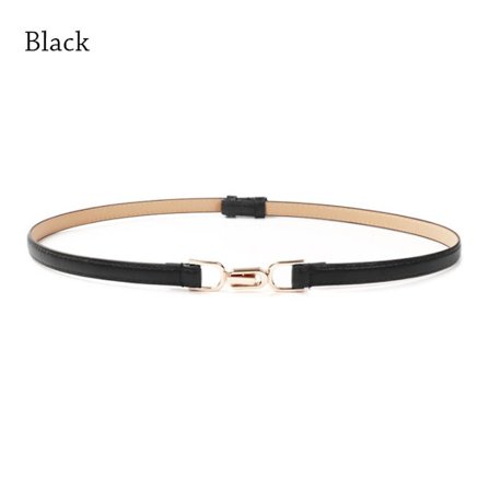 Tunt midjebälte Midjeband SVART - stock