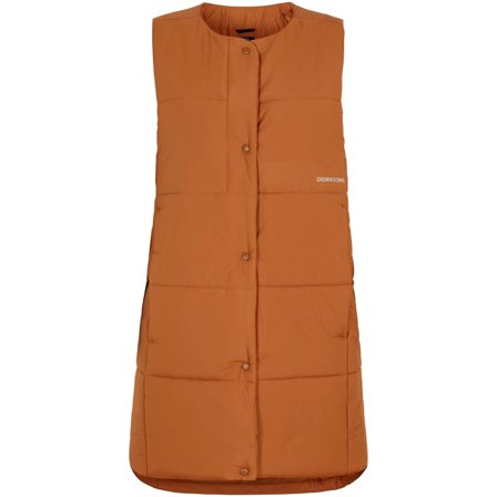 Didriksons Women's Enja Vest Women lined vests Brown 38