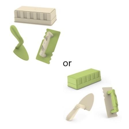 Kreativt barn Slott Sand Murstein DIY Sommer Seaside Verktøysett Søt utendørs vannlekeleke for barn Hjerneutvikling