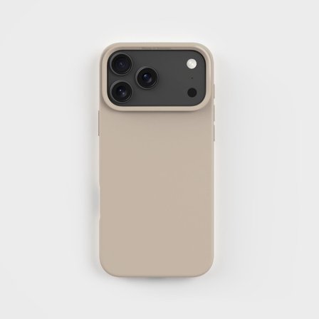 Linen Beige PLNTPRTCT Phone Case, Biodegradable & Circular, iPhone 17 Pro Max