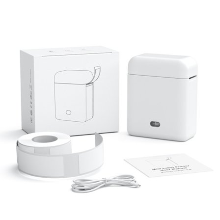 Tagprinter, bærbar Bluetooth mini-størrelse termisk håndskrift dagbog prismærke intelligent sticky note maskine organizer