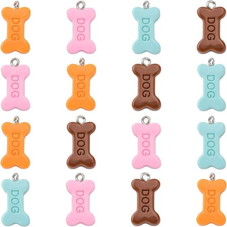 40kpl Koiranluukoruja Dangle Charms 40kpl