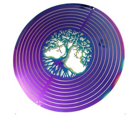 Roterende Vind Klokker Tre Of Life Vind Spinner Bell For Hjem Dekor