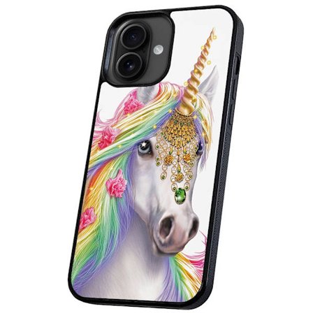 iPhone 16 - Skal/Mobilskal Unicorn/Enhörning