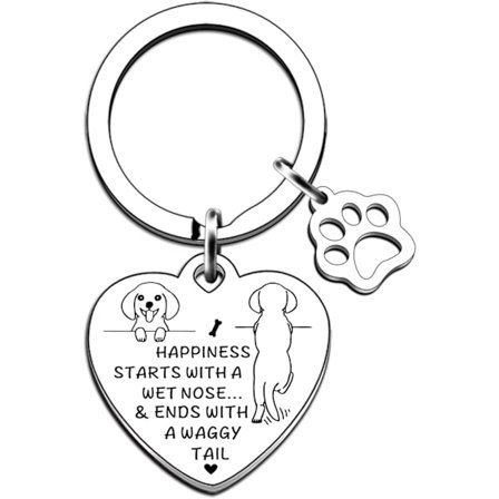 Koiralahjat Täydelliset koira-avaimenperät Lahjat naisille Koiran ystäville Koiran äidille Koiran isälle Syntymäpäivä- ja joululahjat