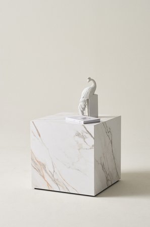 Jotex - Sidebord - Høyde 50 Cm Matt hvit hvit - ANZIO - Kjøp Sidebord & småbord hos Jotex