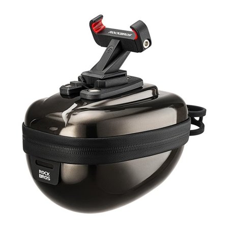 Rockbros stiv hardskall kompakt salveske 0,4 liter - lilla