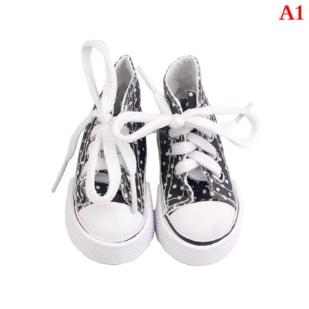 Dockskor 7,5 cm Canvas Skor Sneakers För 60 cm SD 1/3 1/4 bjd A1