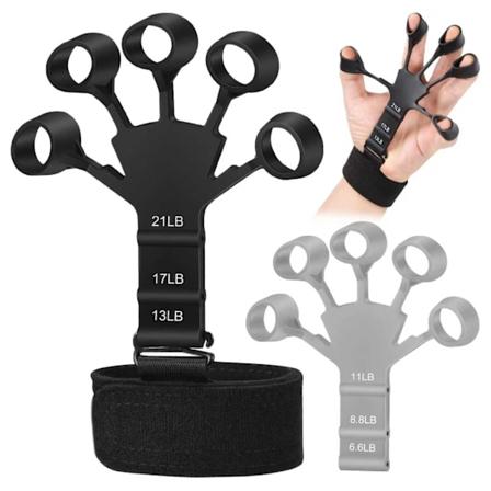 2-pack Finger Trainer - 6 eri vastusta