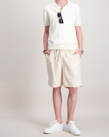Jack & Jones JPSTJAIDEN JJCAMPAIGN HYBRID BONDI JNR Beige Shorts Kille - Kids Brand Store