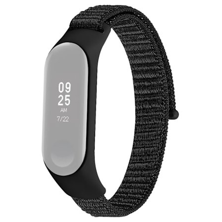 Nylonarmband Xiaomi Mi Band 3/4 Svart