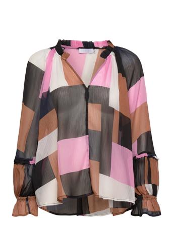 Shirt With Patchwork Print Patterned Coster Copenhagen
