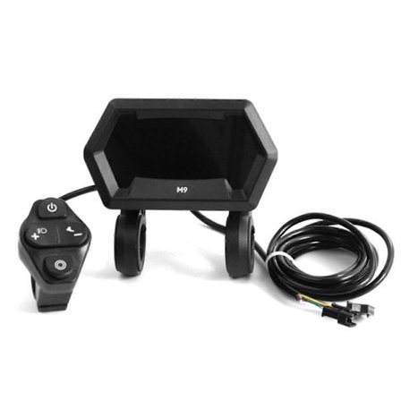 M9 Elektrisk Cykel LCD Display Mätare Kontrollpanel Stabil Enkel Installation Modifierade Kit för Elcykel