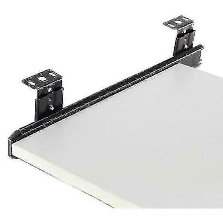 Skuffeskinner eller tastaturskuff med kulelager og høydejustering