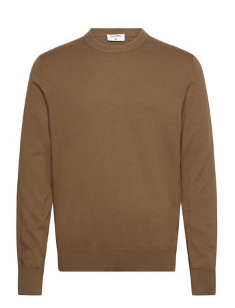 Cotton Merino Sweater Strikkegenser M. Rund Krage Kakigrønn Filippa K*Betinget Tilbud