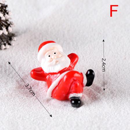 Christmas Tree Snowman Diy Miniatyr Trädgårdsinredning Jultomten M