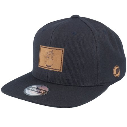 Moomin - "Little My Engraved Patch Black Snapback " Snapback Black Cap - @ Hatstore