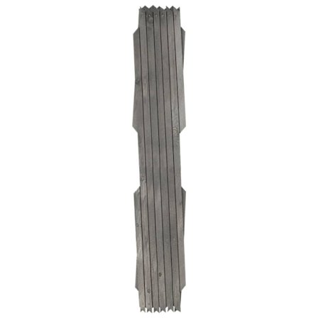 vidaXL Spaljéstaket 5 st grå granträ 180x60 cm