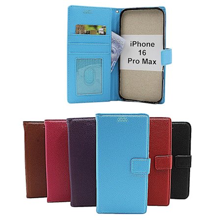 New Standcase iPhone 16 Pro Max Plånboksfodral