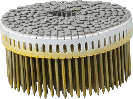 ESSVE 774623 Maskinspiker coil, 0°, FZV 2,5 x 65 mm, 1950-pakning, Innfesting