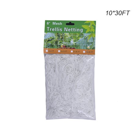 Växt spaljénät Polyester klätternät Växnät flätat mesh för klättring Frukter Vindruvor Grönsaker Gurka Ärter